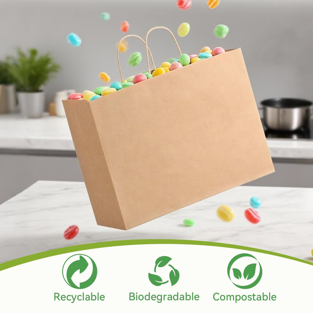 Brothersbox bolsa decorada con lazo, estética atractiva para regalos