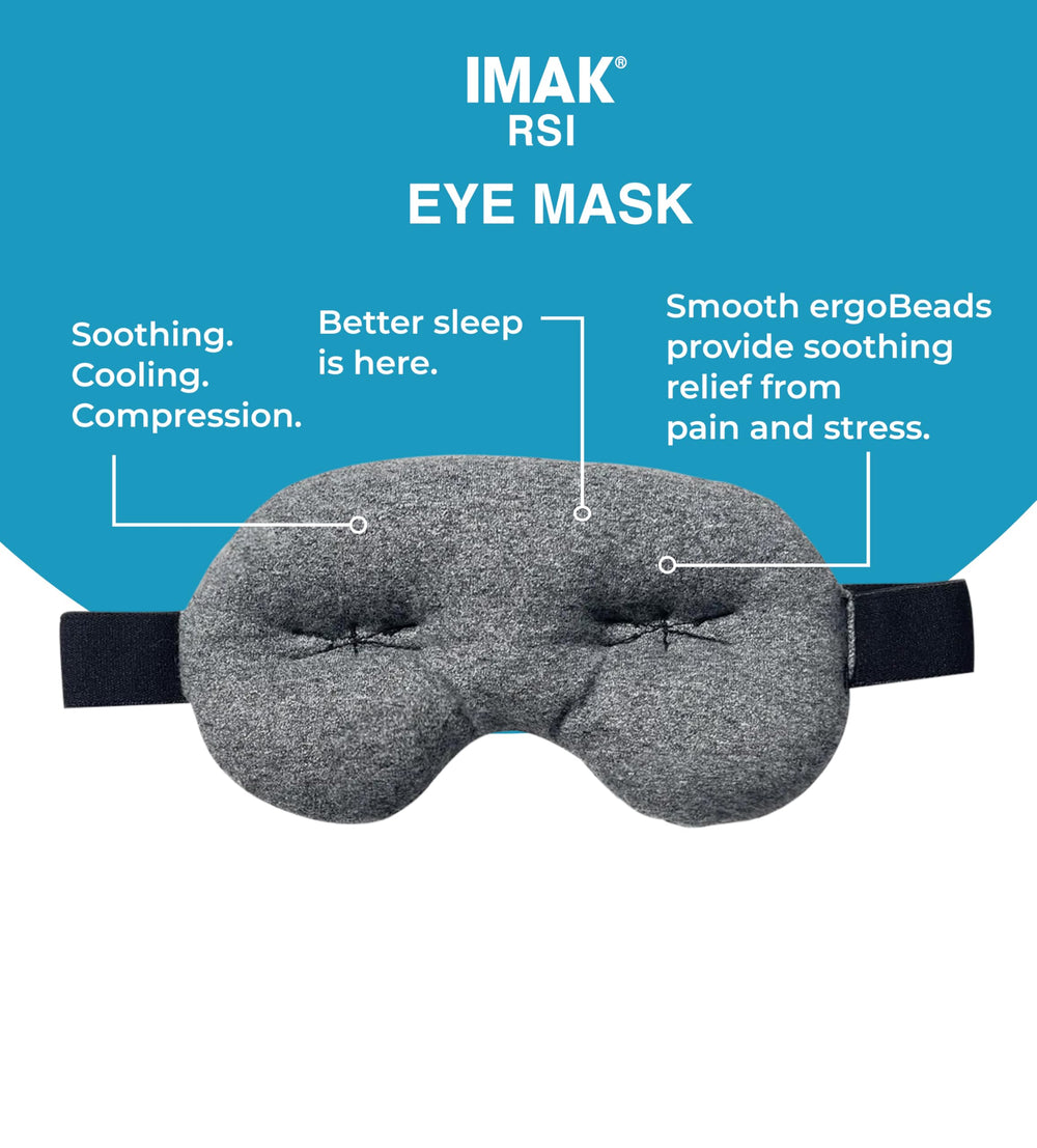 Brownmed: accesorio de viaje, mascarilla ocular cómoda para descanso durante trayectos.