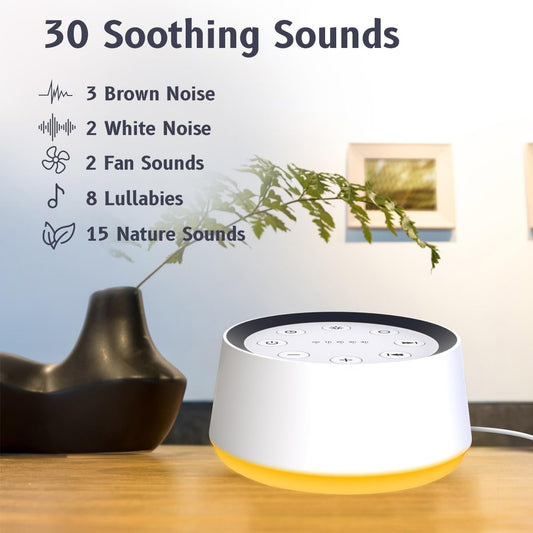 BrownNoise detalle de botones y textura para manejo táctil cómodo