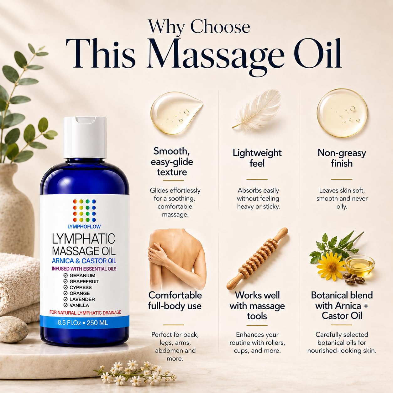 Bruizex aceite junto a una faja, compatible con compresión