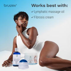 Bruizex en manos de terapeuta ilustrando uso profesional y presión controlada