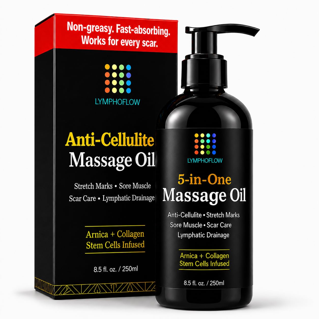 Bruizex envase frontal 5-en-1 mostrando la marca y tamaño, aporta confianza profesional