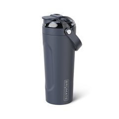 BrüMate MultiShaker frontal Nightfall Blue mostrando diseño y acabado premium