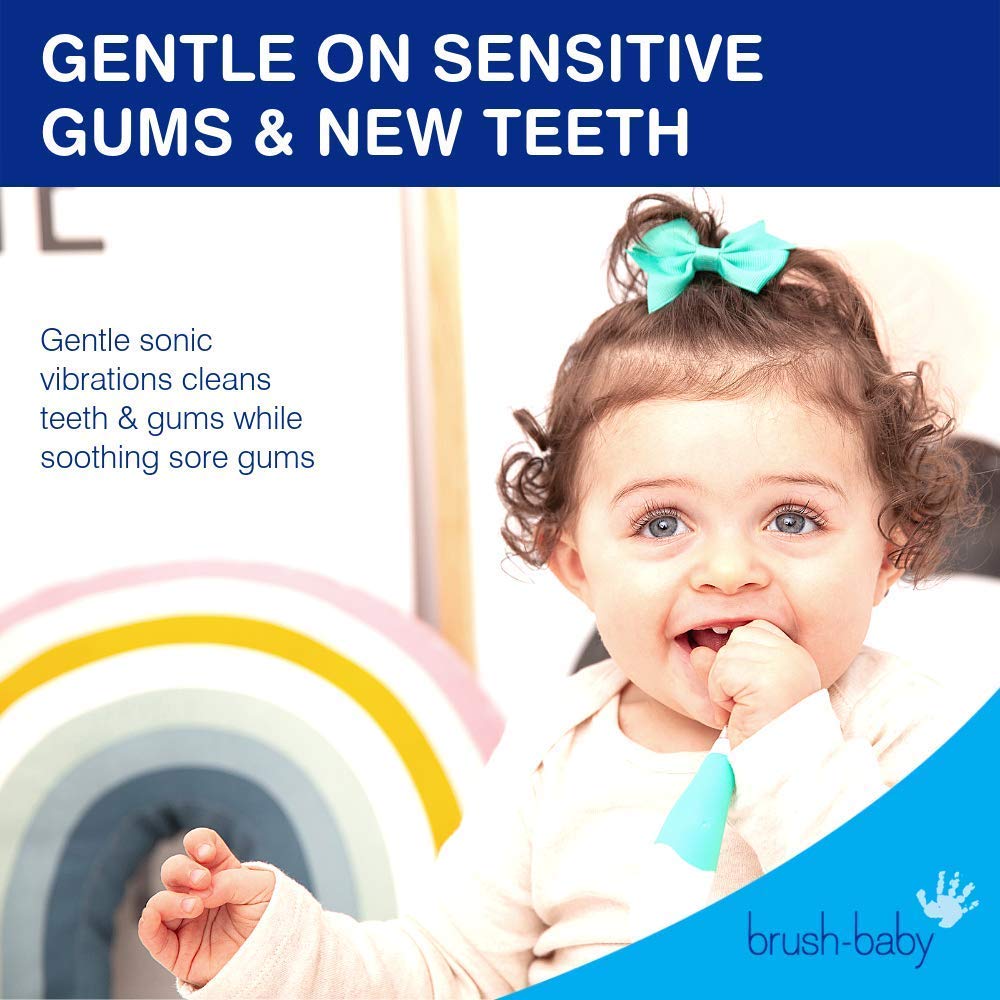 brush-baby BabySonic en mano pequeña, tamaño apto para niños
