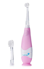 brush-baby cepillo BabySonic frontal rosa, diseño ergonómico seguro