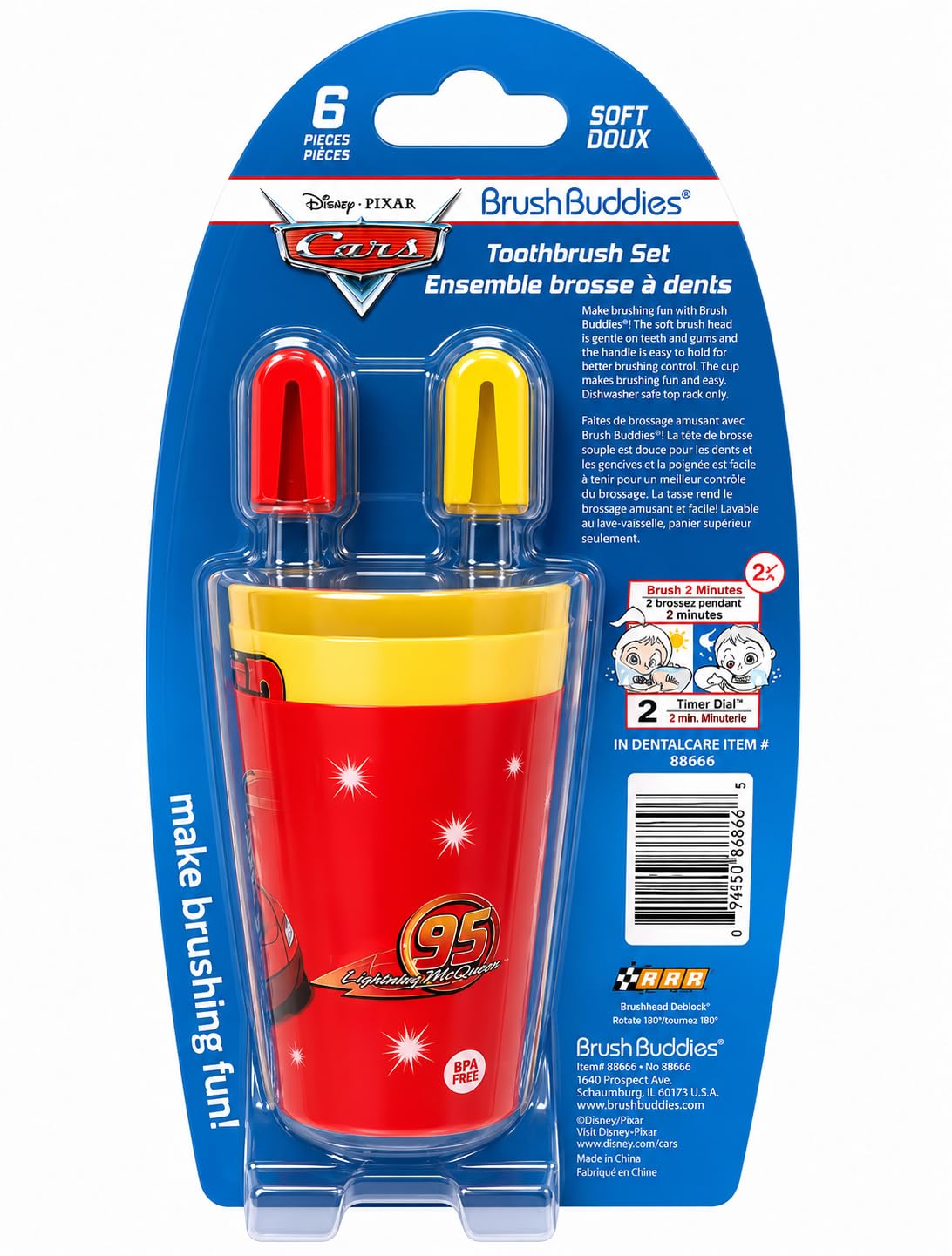Brush Buddies capuchones protectores manteniendo cerdas limpias y seguras