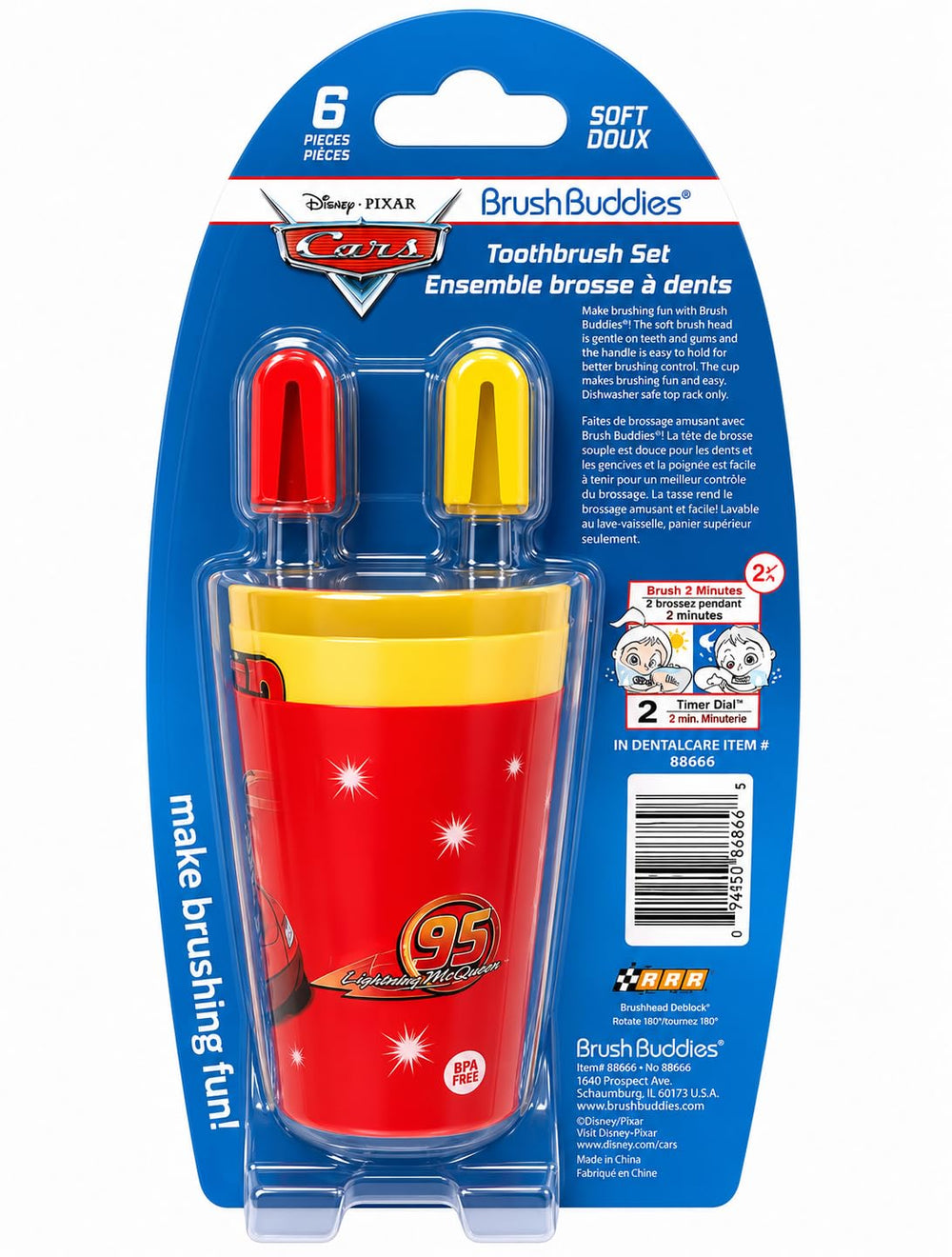 Brush Buddies capuchones protectores manteniendo cerdas limpias y seguras