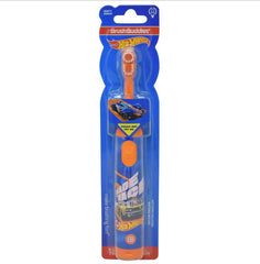 Brush Buddies cepillo Hot Wheels en mano de niño facilitando el agarre
