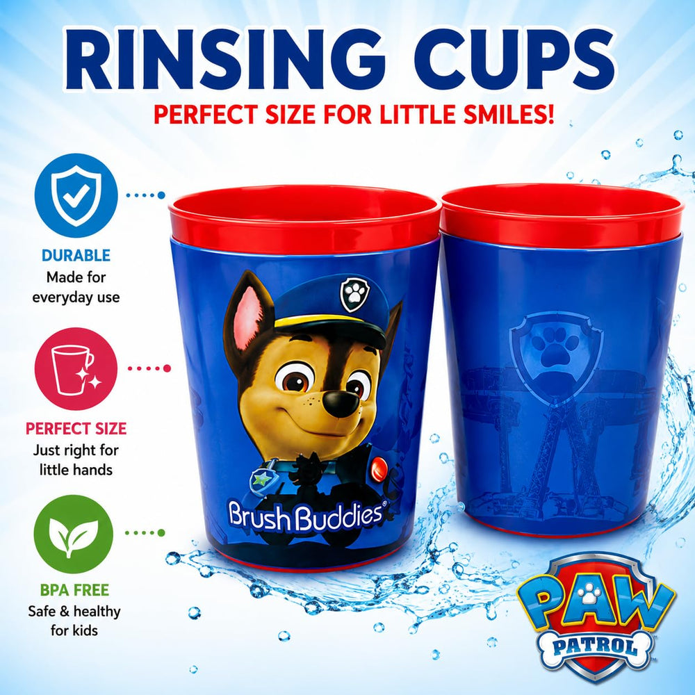 Brush Buddies mango ergonómico visto lateralmente para buen agarre infantil