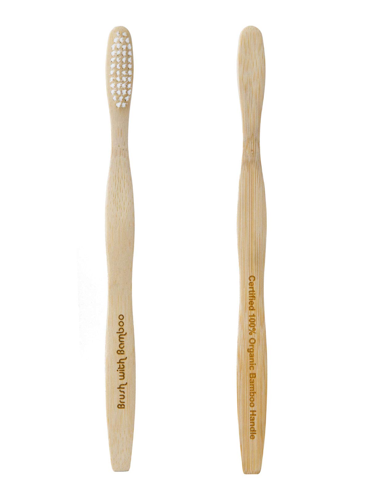 Cepillo Brush with Bamboo en uso junto al lavabo muestra tamaño y ergonomía