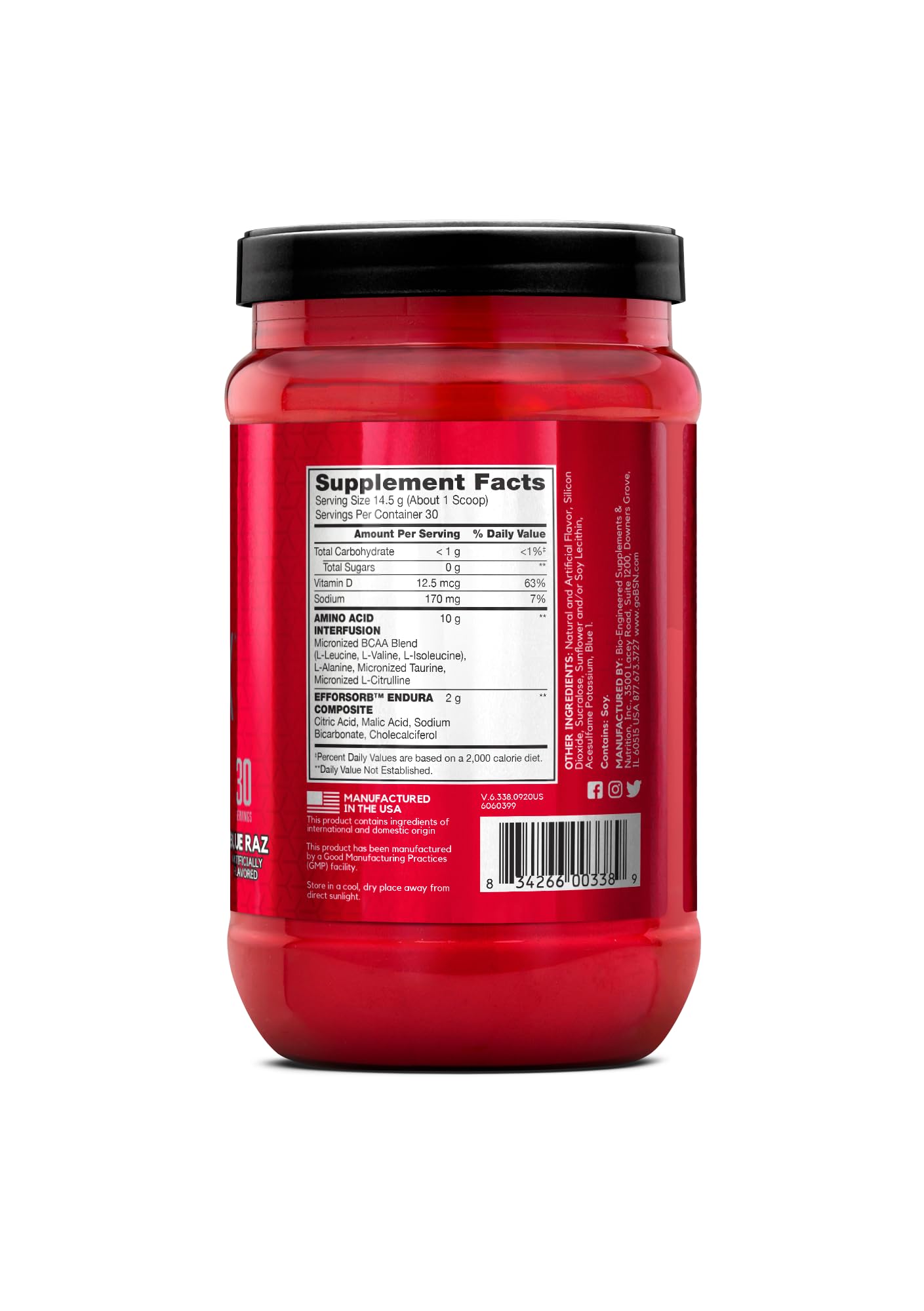 BSN producto AMINOx en gimnasio, apoyo a rendimiento y recuperación