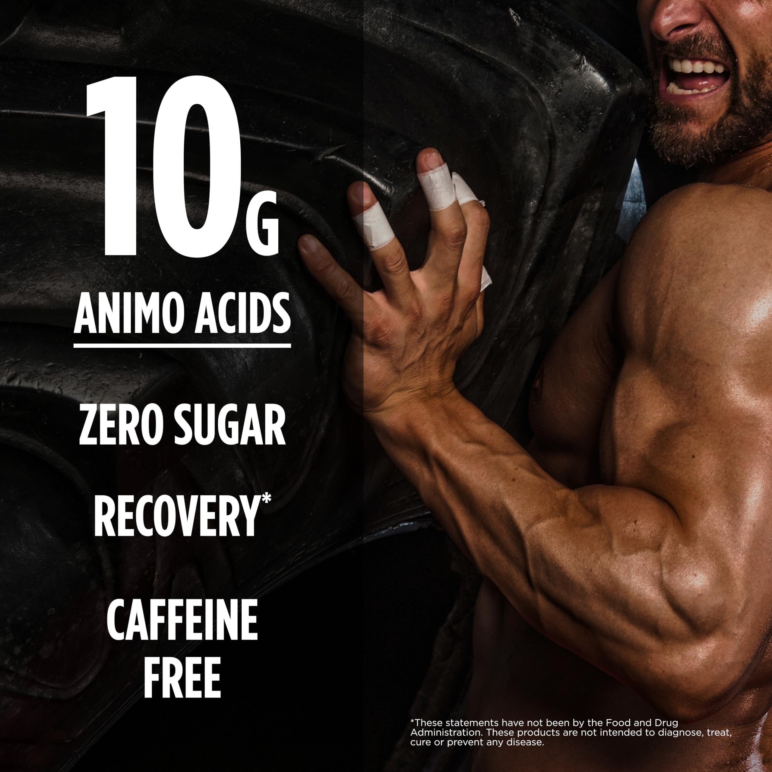 BSN AMINOx mezclándose en vaso, fácil disolución antes del entrenamiento