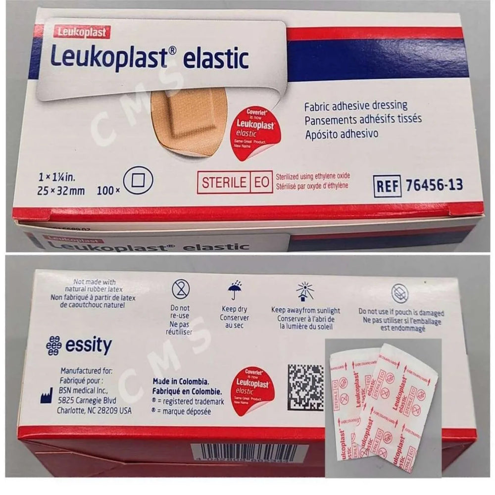 BSN Medical Leukoplast caja abierta 100 unidades lista para uso