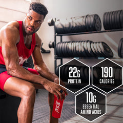 BSN etiqueta nutricional SYNTHA-6 con información de 22 g de proteína