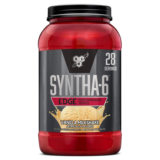 BSN envase frontal Vainilla Milkshake mostrando etiqueta y beneficio proteico