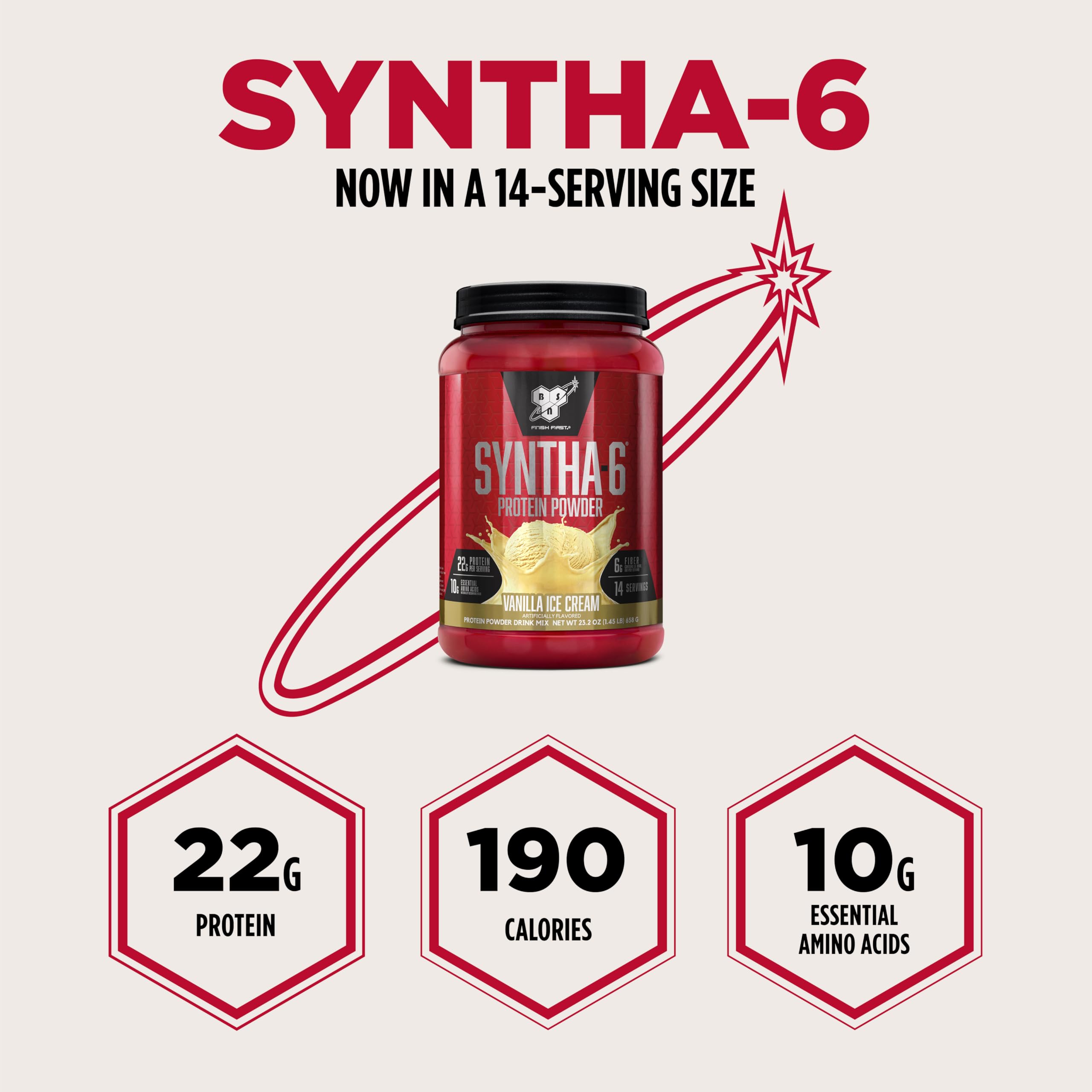 Cucharada de servicio BSN SYNTHA-6 porción precisa para control de macros
