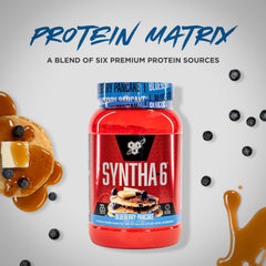 BSN ingredientes del producto y arándanos que transmiten sabor realista