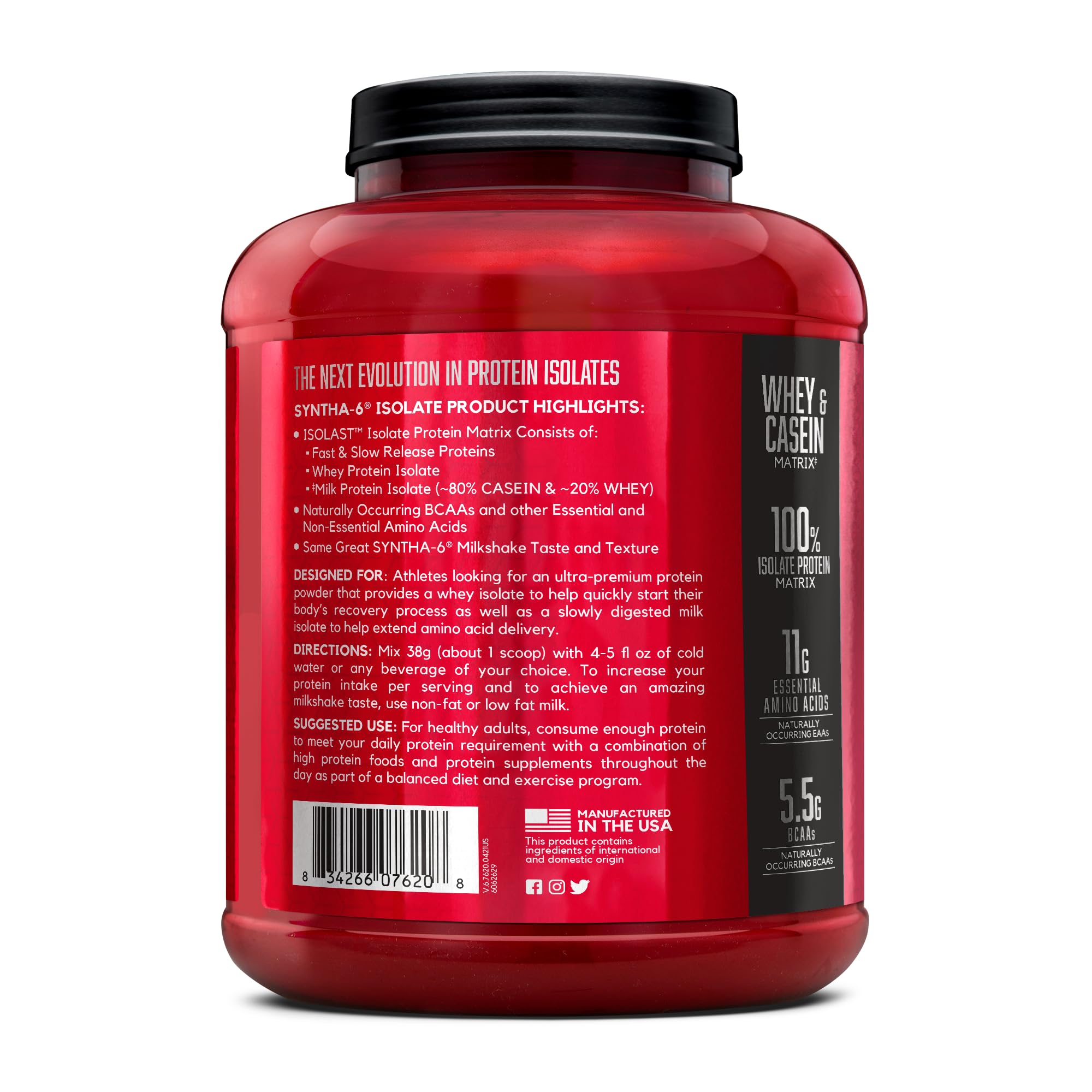 BSN close-up del sabor chocolate mostrando textura y disfrute