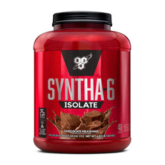 BSN bote frontal que muestra SYNTHA-6 Isolate y su beneficio proteico
