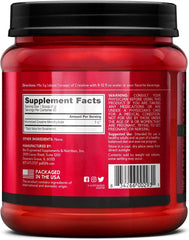 BSN deportista usando creatina durante rutina de fuerza y potencia