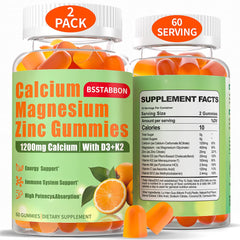 BSSTABBON frente del envase mostrando 60 gomitas y beneficios claros