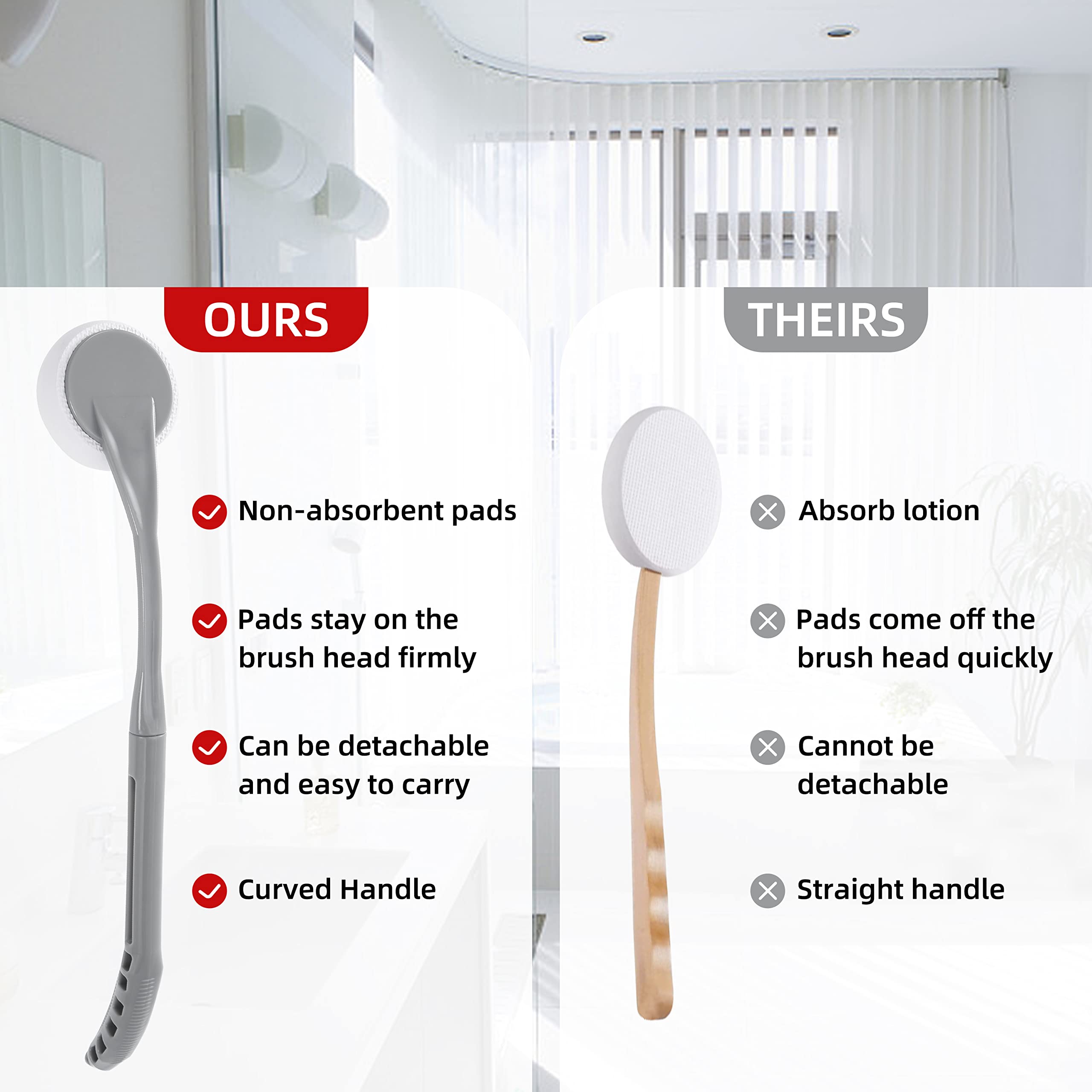 BTideas aplicador desmontado listo para viajar y almacenar fácilmente