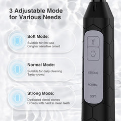 Bubbacare punta puntiaguda en primer plano para acceder entre dientes