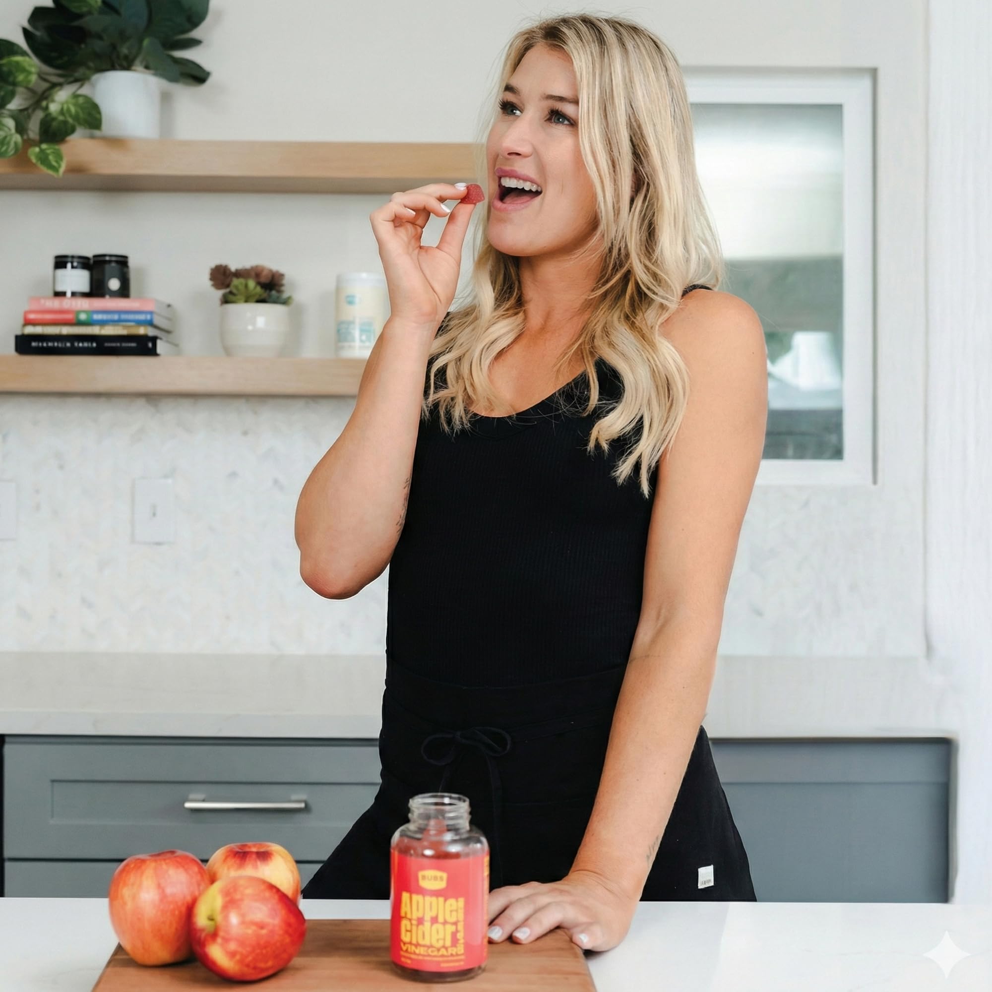 BUBS Naturals frasco junto a desayuno saludable para contexto diario