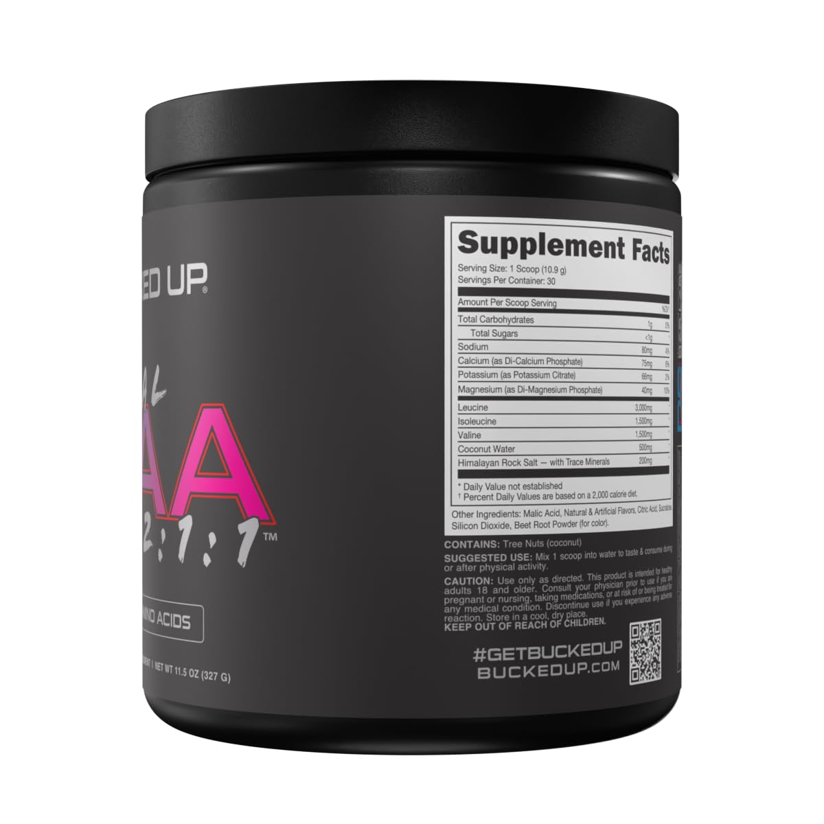 Bucked Up vaso mezclado en uso para hidratación durante entrenamiento