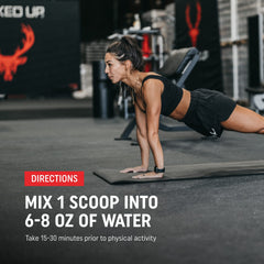 Bucked Up etiqueta nutricional detalle para transparencia y confianza
