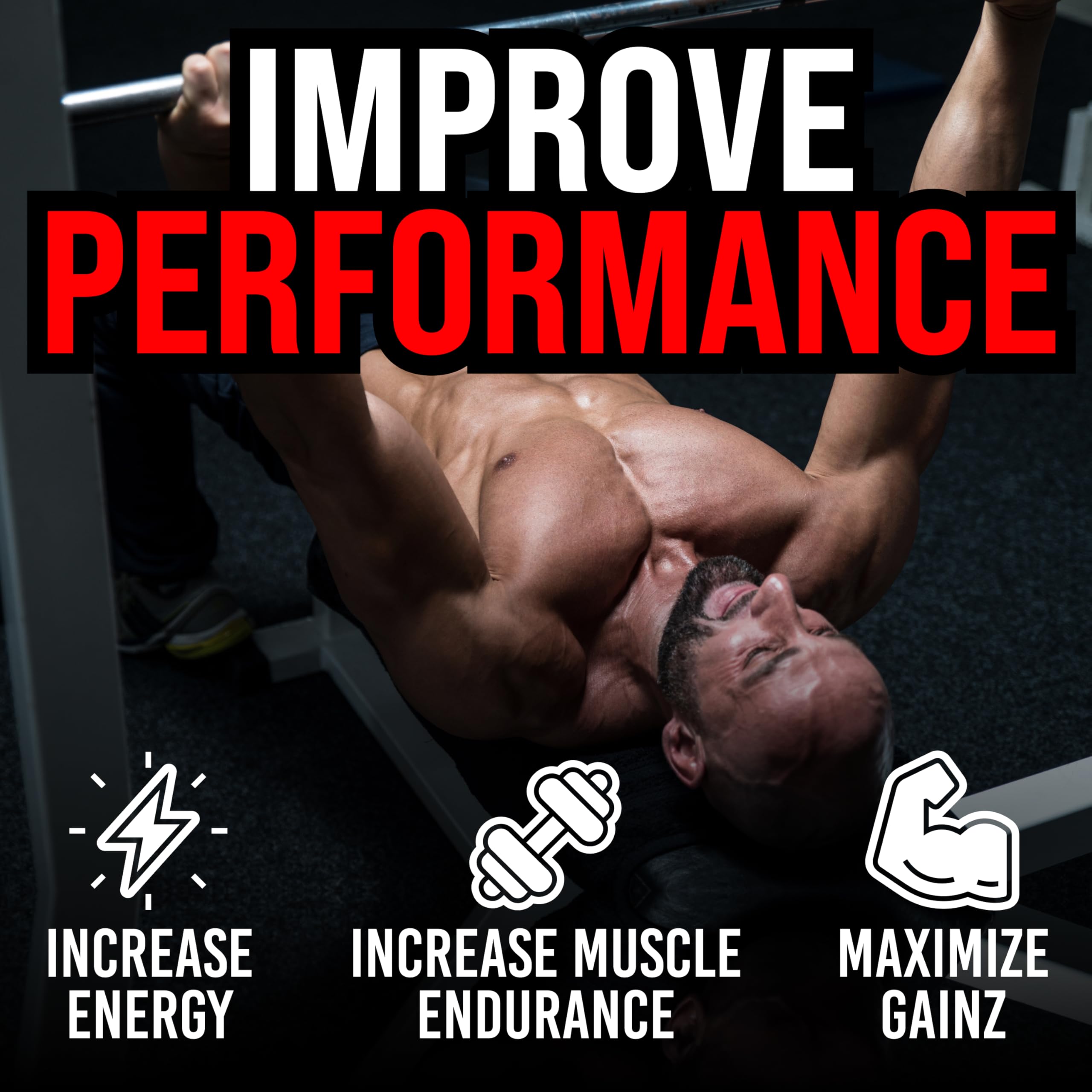 Envase Bucked Up junto a mano para comparar tamaño y portar fácilmente al gym