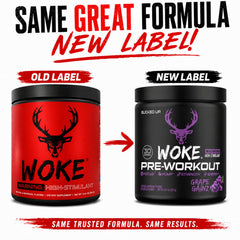 Bucked Up vaso con pre-entreno mezclado, aspecto vibrante y sin grumos