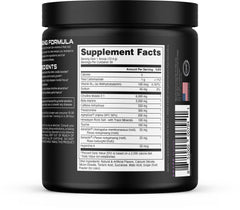 Bucked Up etiqueta con lista de ingredientes, transparencia y beneficios claros