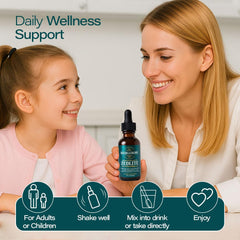 BUCKLEBURY etiqueta con información nutricional y dosis clara