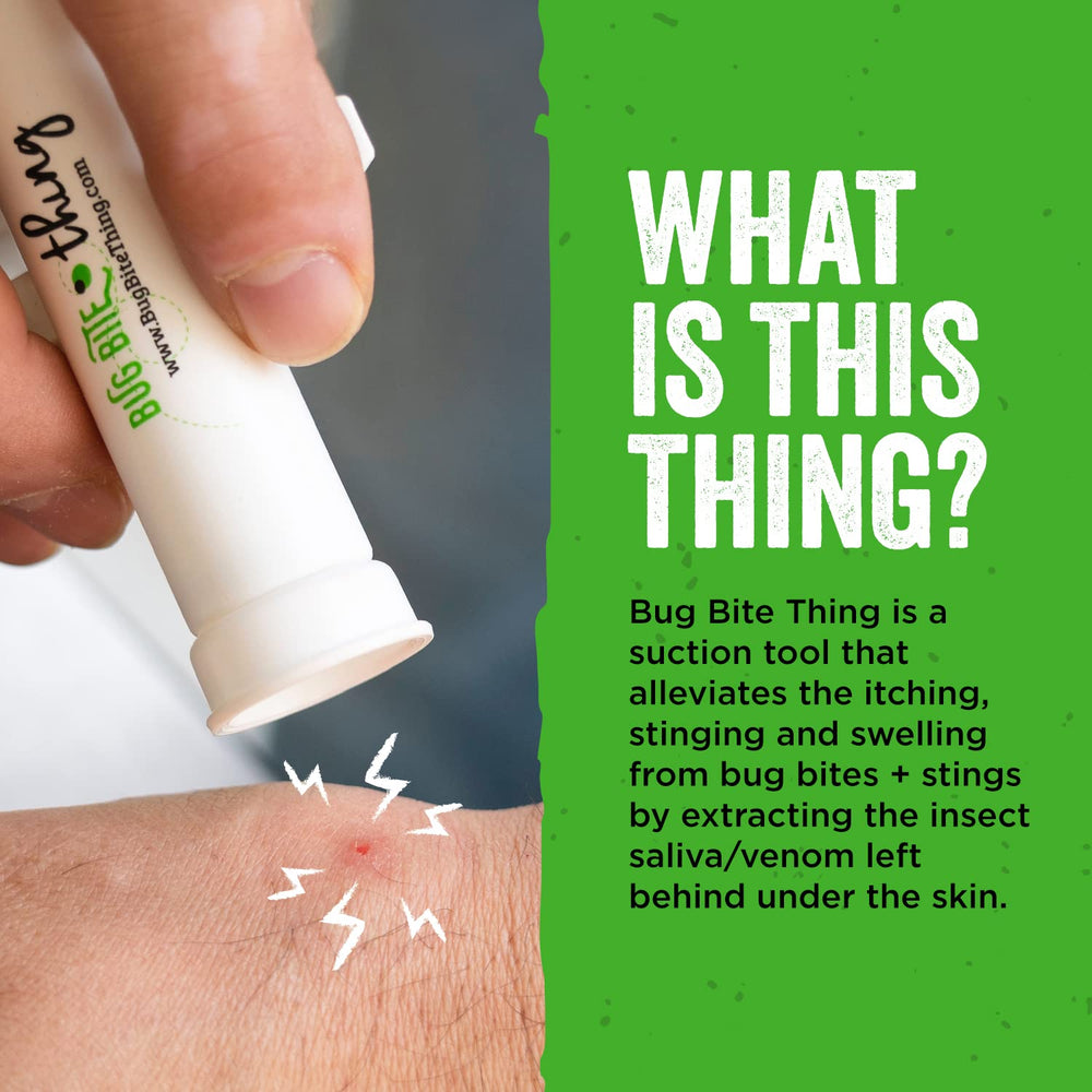 BUG BITE THING detalle del material plástico reutilizable y borde suave para sellado