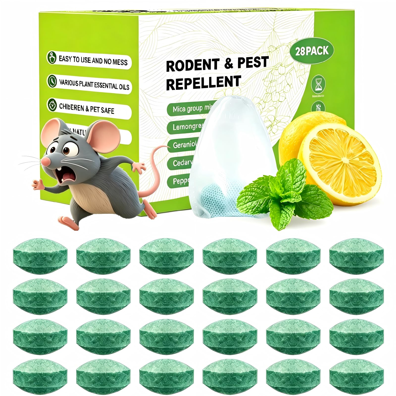 Bugbeat frontal del empaque mostrando 28 unidades y beneficio de protección natural