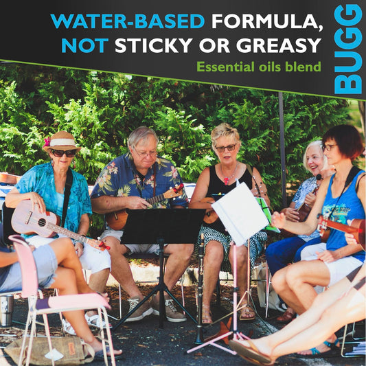 Buggins textura de la fórmula a base de agua, sensación ligera