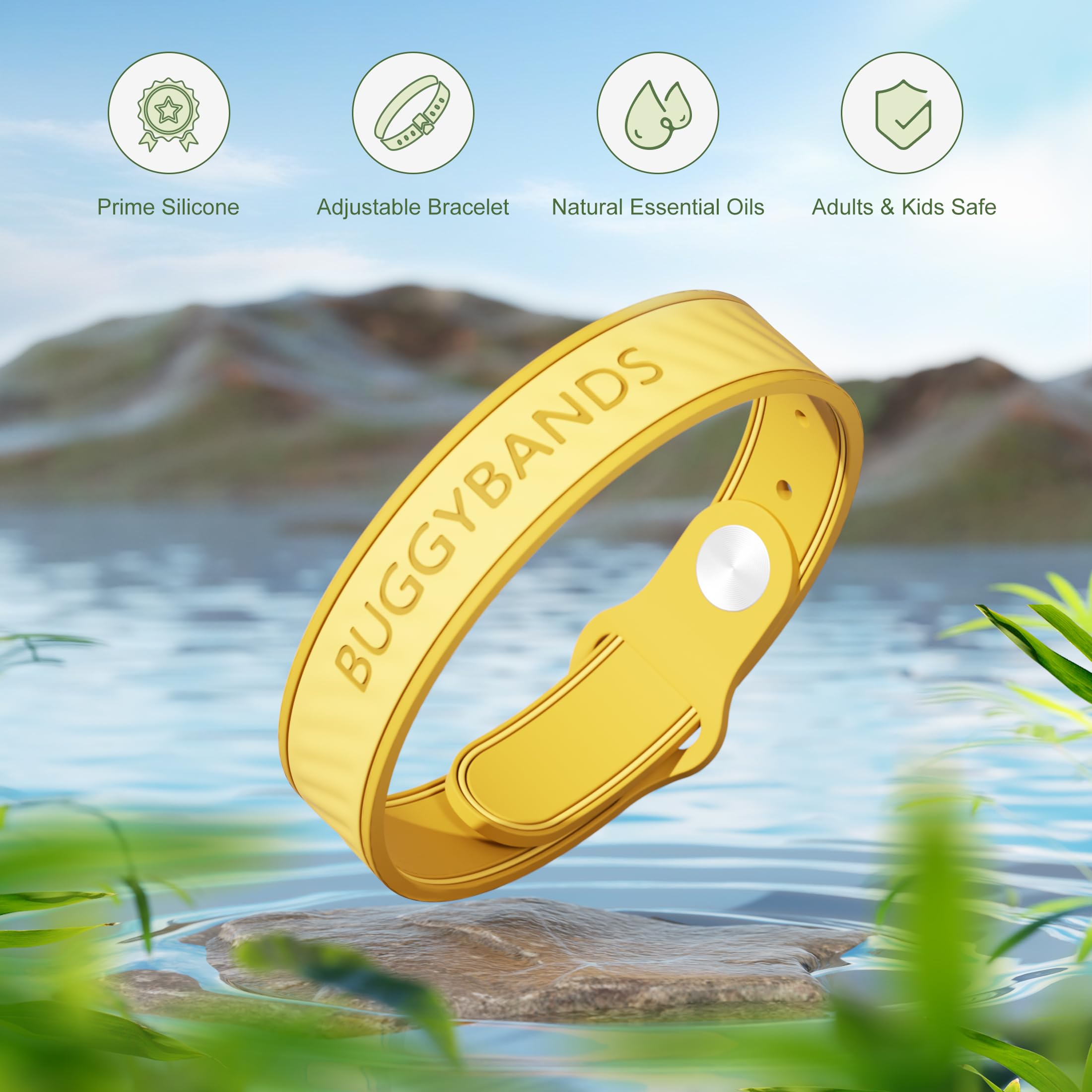 BuggyBands cápsula interna con aceites esenciales preservados