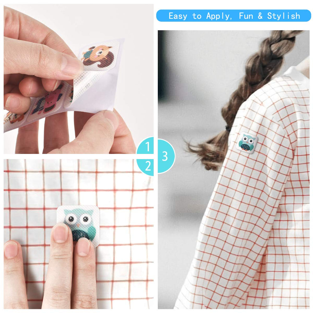 BuggyBands parches en ropa con diseños de animales, beneficio atractivo para niños