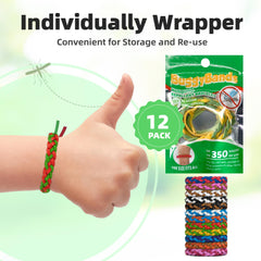 BuggyBands pulsera colocada en mochila como opción de protección portátil
