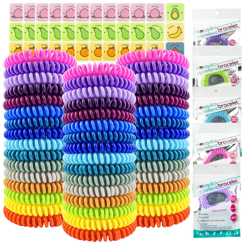 BuggyBands pulsera frontal en paquete mostrando colores y diseño, protección portátil
