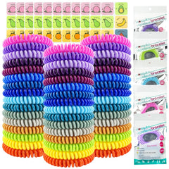 BuggyBands pulsera frontal en paquete mostrando colores y diseño, protección portátil