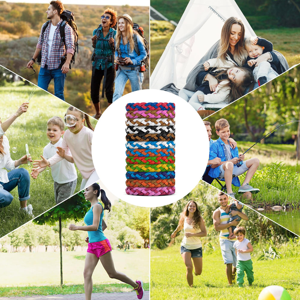 BuggyBands pulsera usada en jardín útil para actividades al aire libre