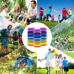BuggyBands pulseras y parches en picnic familiar al aire libre, protección grupal
