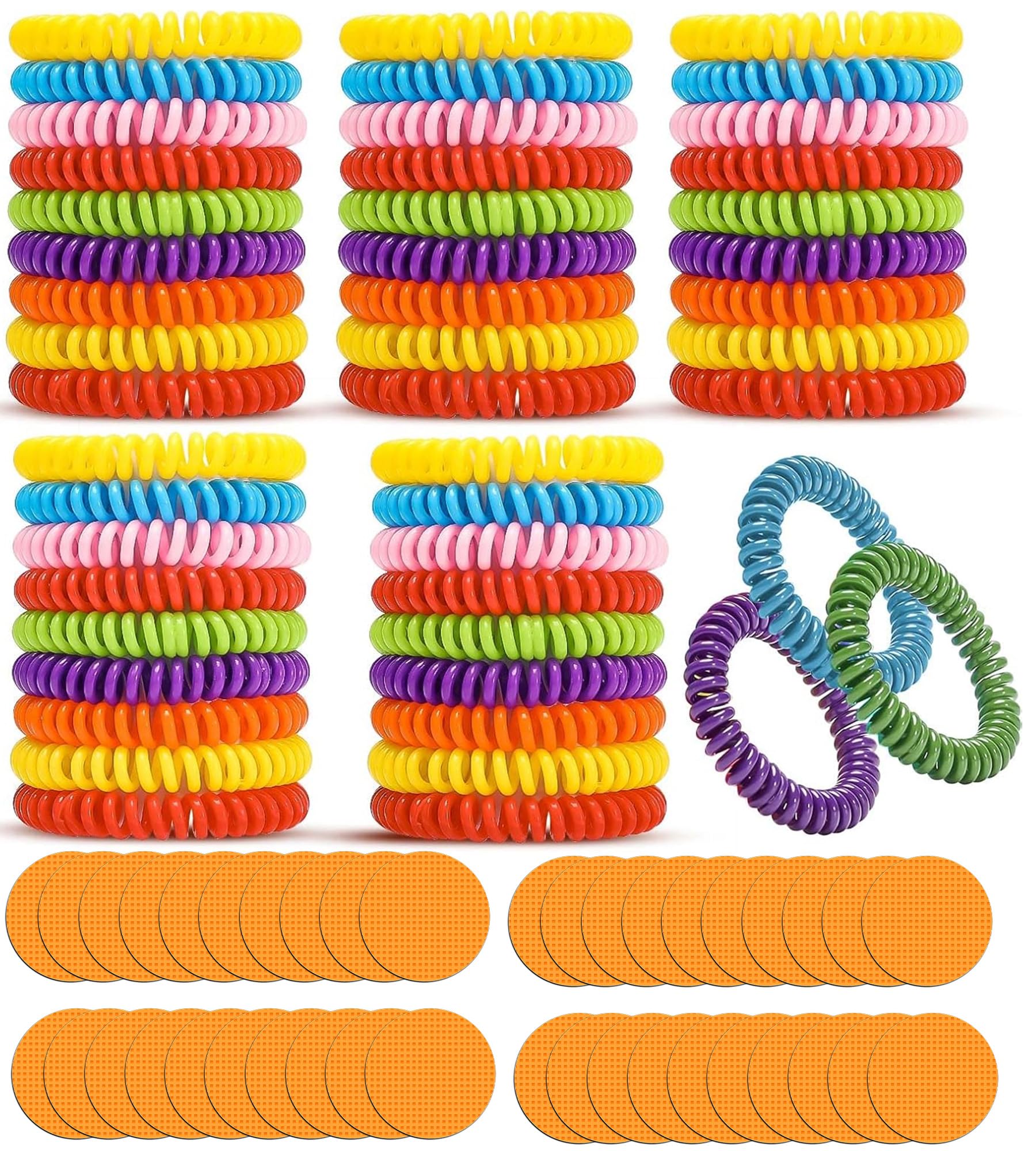 BuggyBeds paquete completo de 48 pulseras y 60 parches, protección portátil