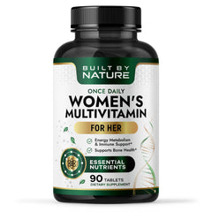 Built by Nature envase frontal mostrando etiqueta y beneficios clave