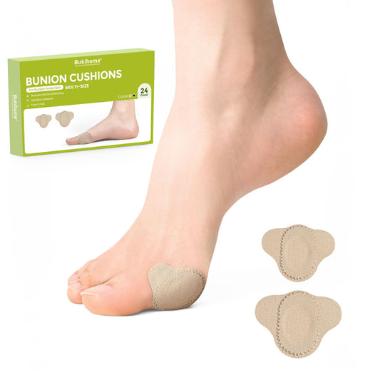 bukihome empaque frontal mostrando 24 almohadillas y beneficios