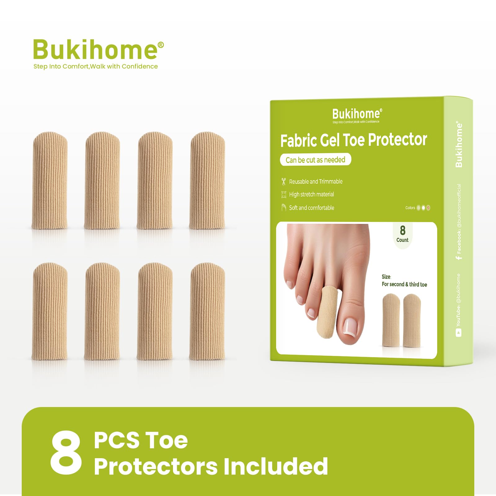Bukihome funda dentro de zapato reduce rozaduras y dolor