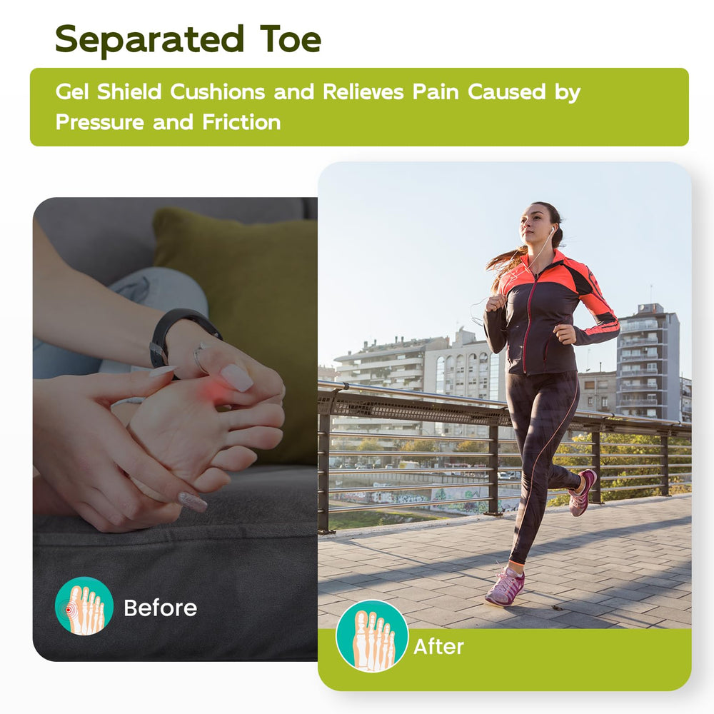 Bukihome uso en zapatos cerrados, protección cómoda durante la caminata