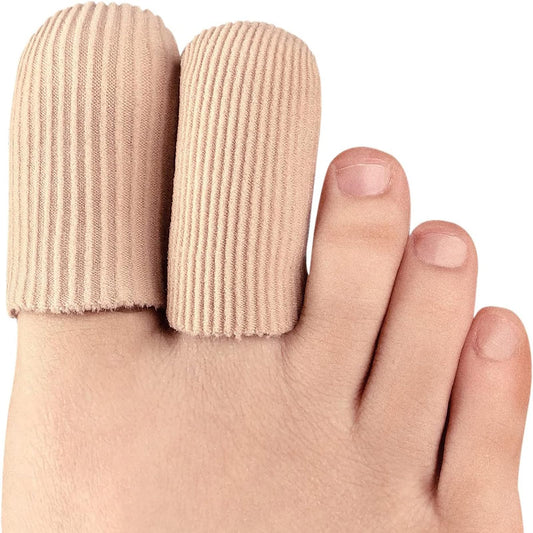 Bukihome empaque frontal mostrando 8 protectores y tallas incluidas